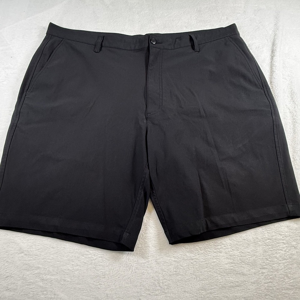 FootJoy‎ Golf Shorts Mens 42 Black Performance Stretch Flat Front Casual W42